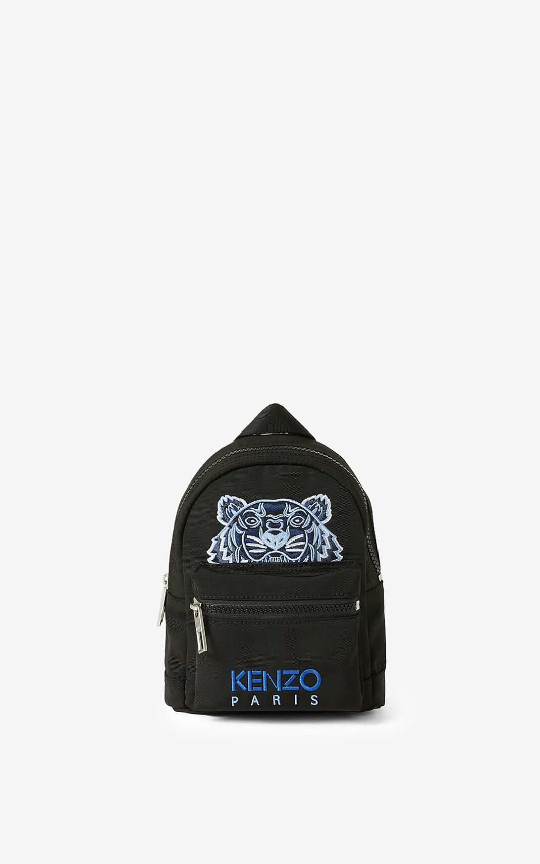 Kenzo Mini canvas Kampus Tiger Backpack Black For Womens 4513LADVC